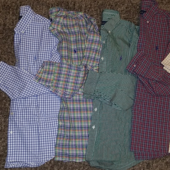 Men Ralph Lauren long sleeve bottom up. - Picture 2 of 4